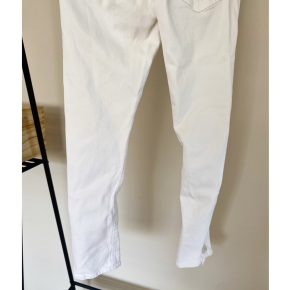 Agolde Toni Mid-Rise Straight Leg Jean in White Size 27 - Picture 12 of 14